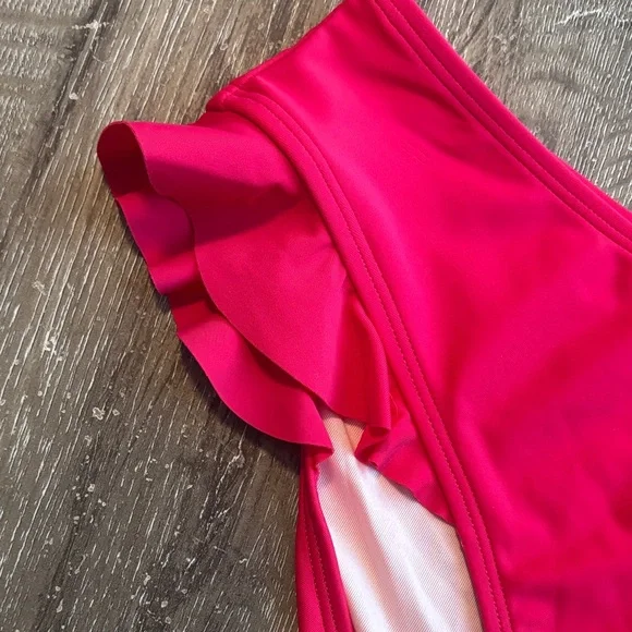 Cupshe Women's Bikini - Vibrant Pink - Picture 5 of 8